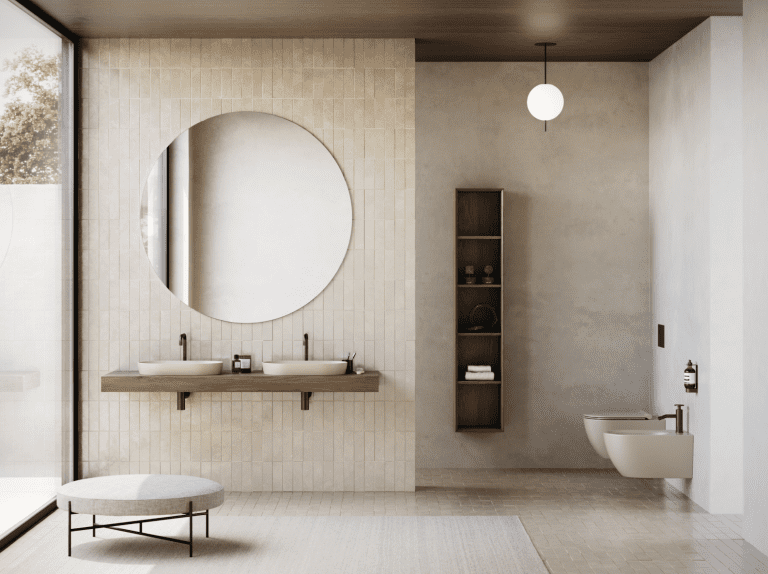 Vaso sospeso Catalano Sfera 55 sabbia satinato con tecnologia Newflush